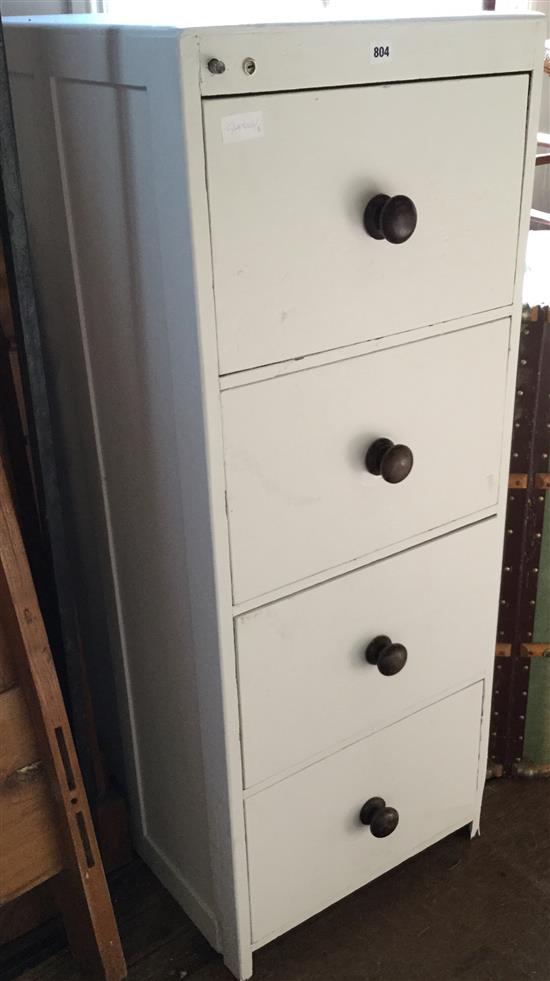 4-drawer filing chest